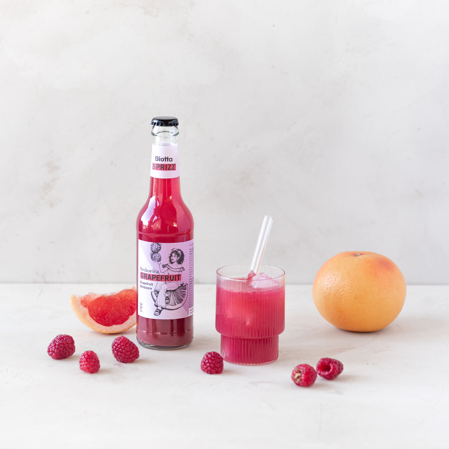 Biotta SPRIZZ Grapefruit-Himbeere Bio