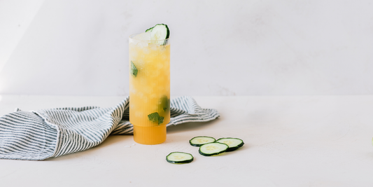 Erfrischender Gurken-Ananas-Drink