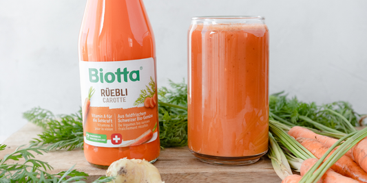 Rüebli-Orange-Ingwer Smoothie